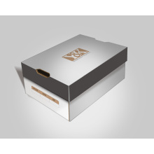 Papar Fashion Shoes Box con estampado en caliente Logo / UV Logo